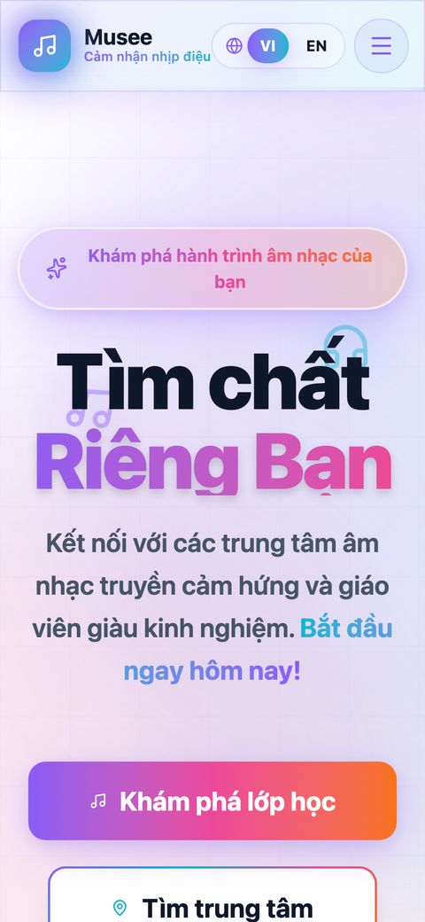 Musee trên điện thoại